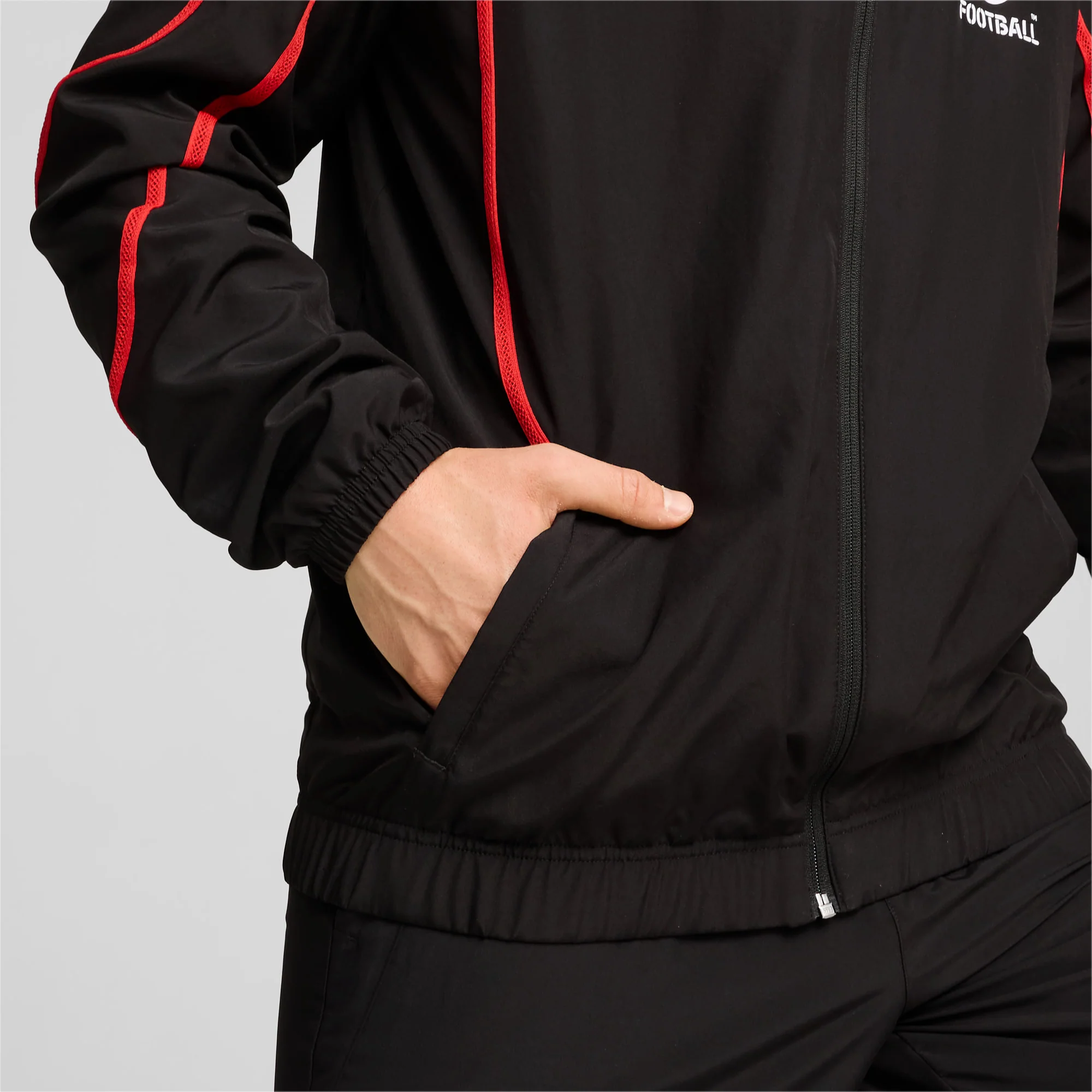 AC Milan 2024/25 Men's Pre-match Woven Jacket - Image 5