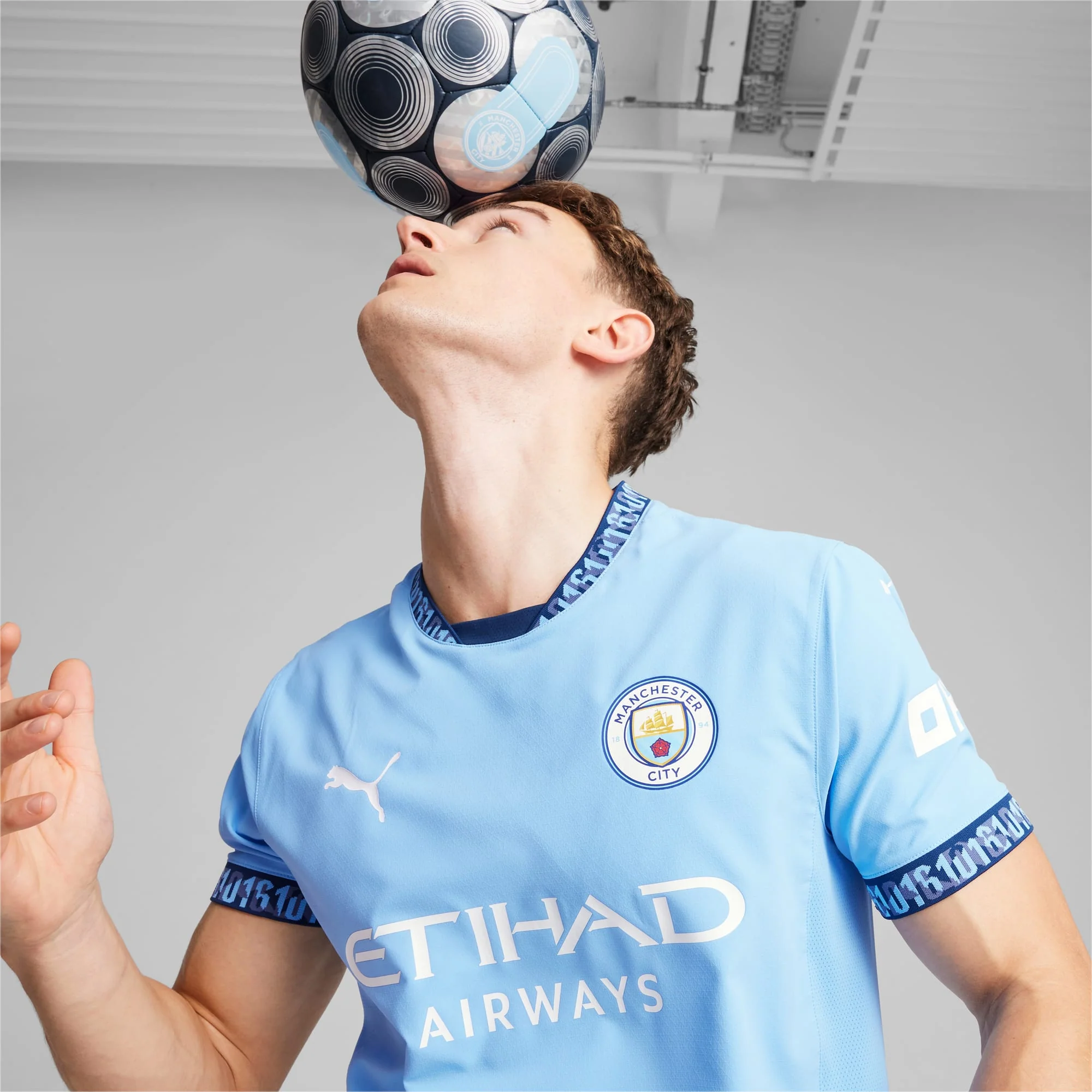 Manchester City FC 2024/25 Men's Home Authentic Jersey - Image 6